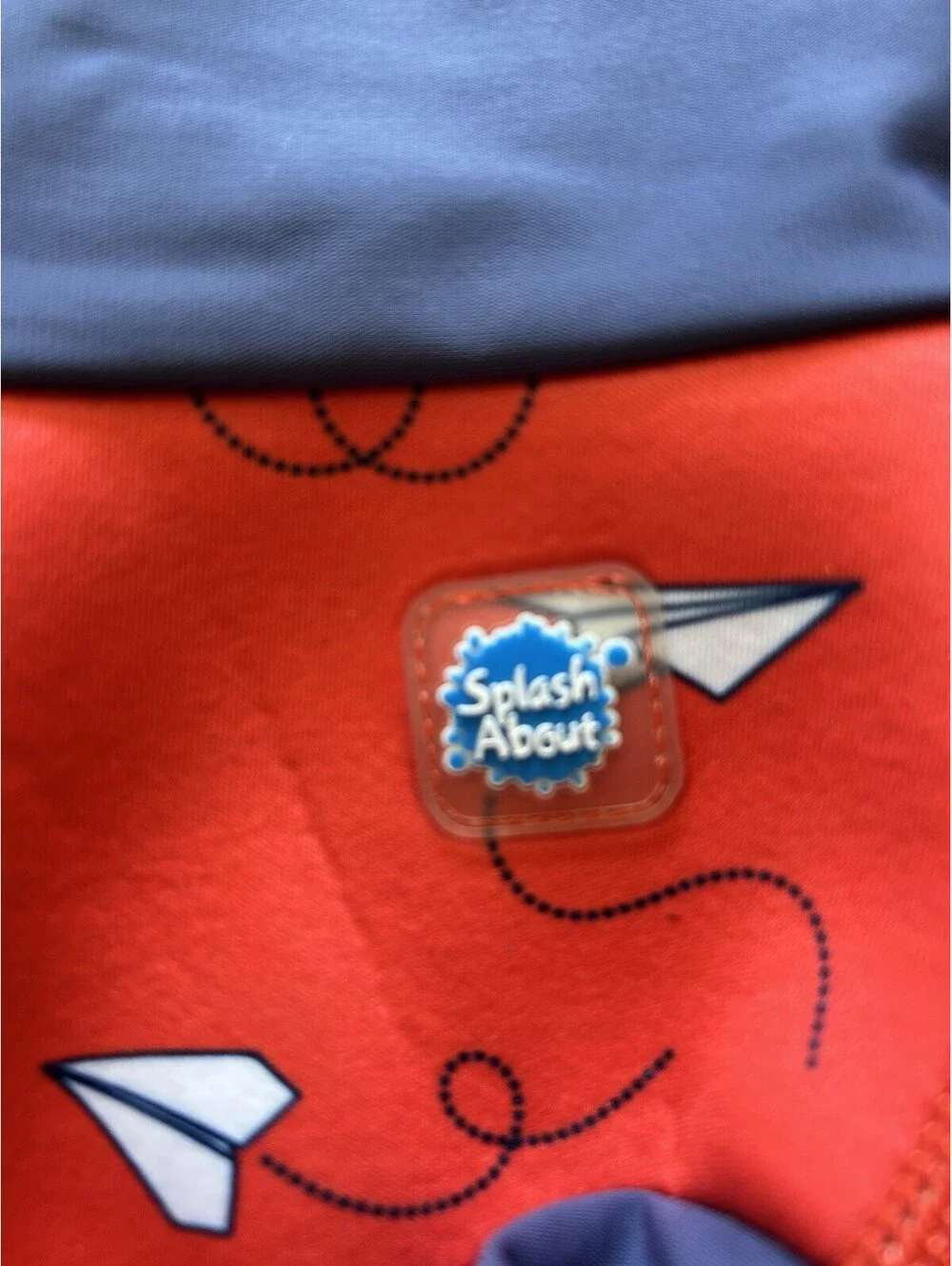 Splash About Happy Nappy Reusable Swim Diaper,  Med. 3-6 Months Paper Airplanes